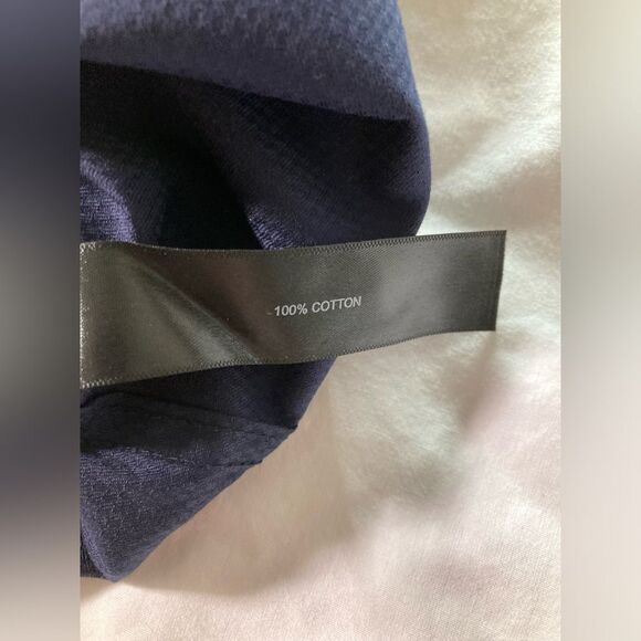 NWT Denim & Flower Navy Blue Button Up Size Medium - Picture 7 of 8